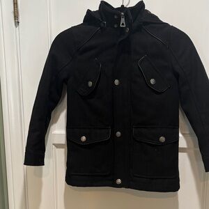 Urban Republic Black hooded coat size 7